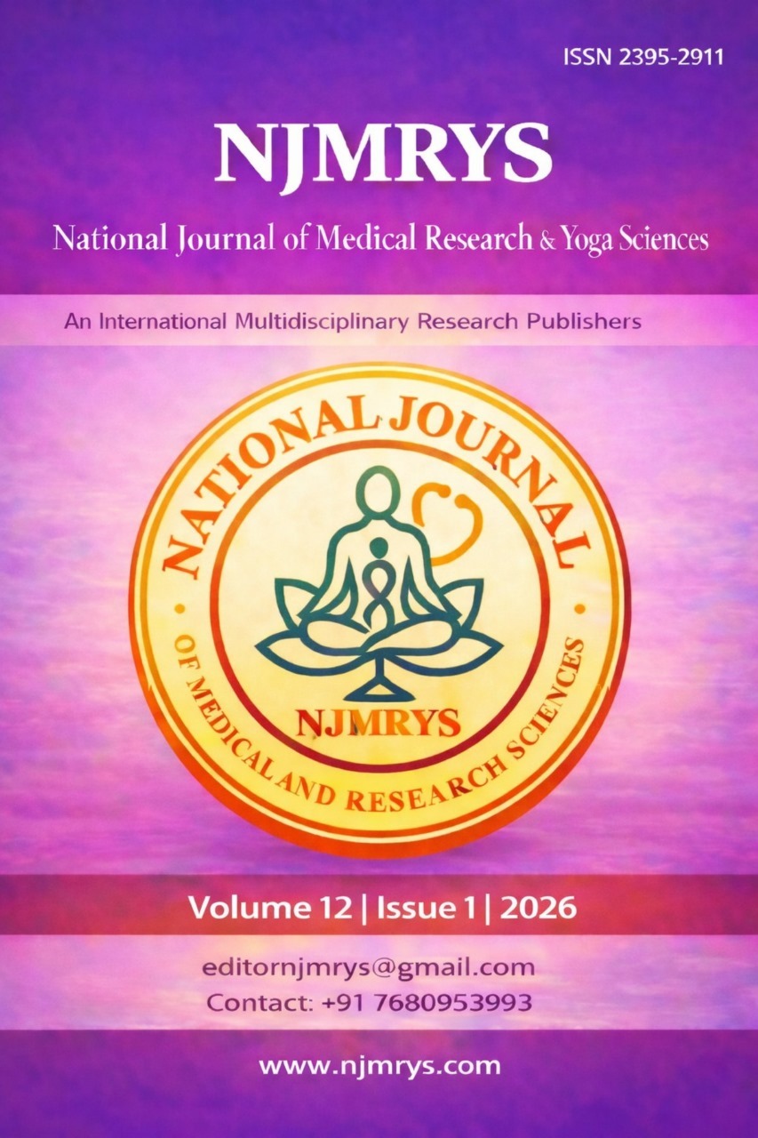 					View Vol. 12 No. 1 (2026): Nat J Med Res Yoga Sci
				