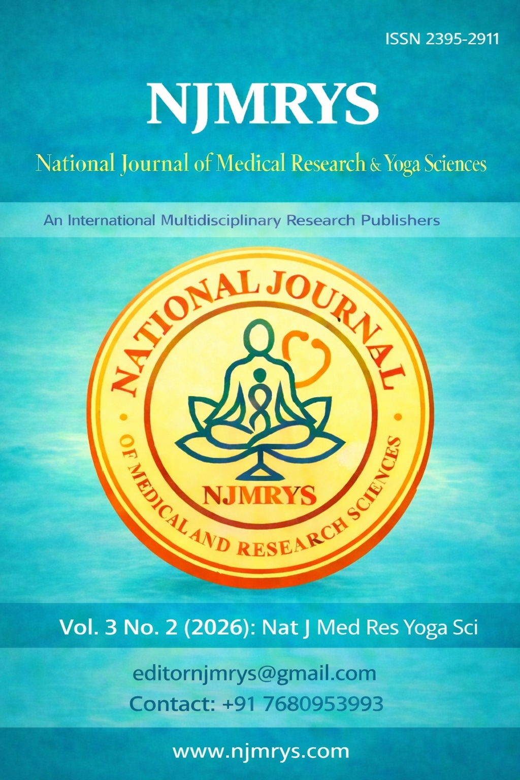 					View Vol. 3 No. 2 (2026): Nat J Med Res Yoga Sci
				