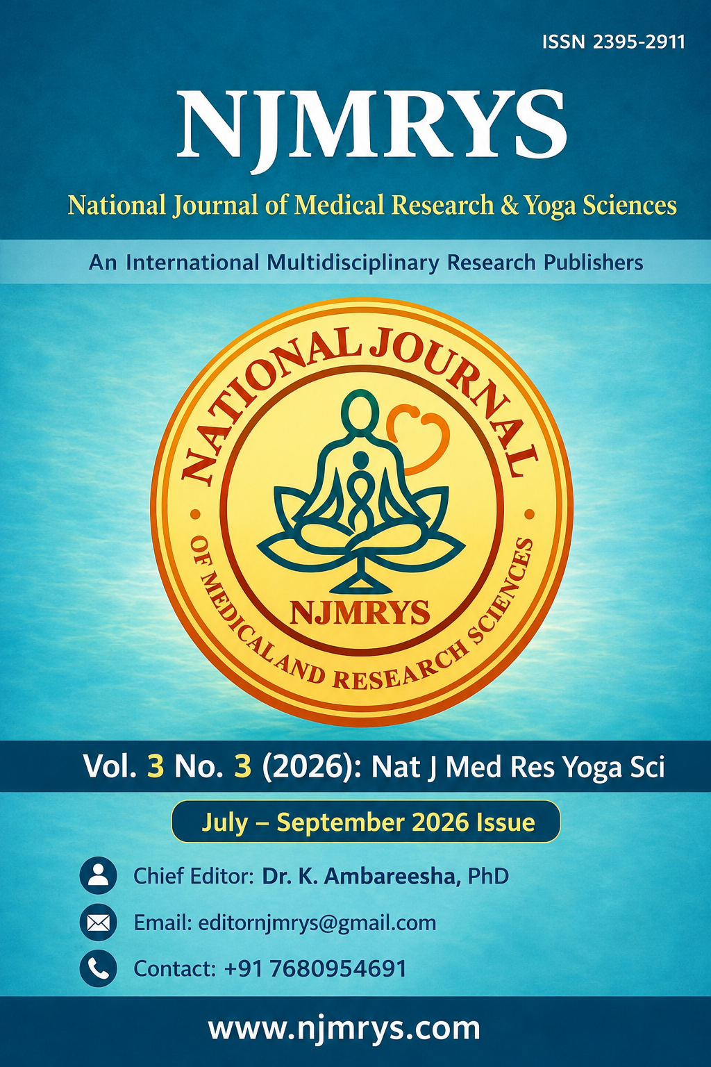 					View Vol. 3 No. 3 (2026): Nat J Med Res Yoga Sci
				